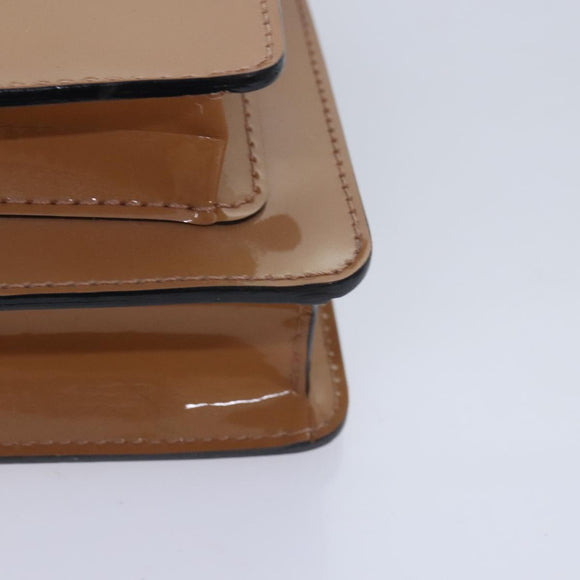 LOUIS VUITTON Vernis Monceau BB Hand Bag 2way Rose Velours M91580 LV Auth 91795