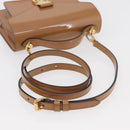 LOUIS VUITTON Vernis Monceau BB Hand Bag 2way Rose Velours M91580 LV Auth 91795-16