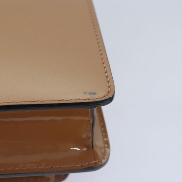 LOUIS VUITTON Vernis Monceau BB Hand Bag 2way Rose Velours M91580 LV Auth 91795