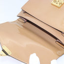 LOUIS VUITTON Vernis Monceau BB Hand Bag 2way Rose Velours M91580 LV Auth 91795-18