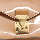 LOUIS VUITTON Vernis Monceau BB Hand Bag 2way Rose Velours M91580 LV Auth 91795-20