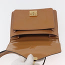 LOUIS VUITTON Vernis Monceau BB Hand Bag 2way Rose Velours M91580 LV Auth 91795-21