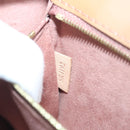 LOUIS VUITTON Vernis Monceau BB Hand Bag 2way Rose Velours M91580 LV Auth 91795-12