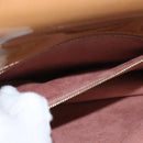 LOUIS VUITTON Vernis Monceau BB Hand Bag 2way Rose Velours M91580 LV Auth 91795-26