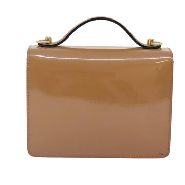 LOUIS VUITTON Vernis Monceau BB Hand Bag 2way Rose Velours M91580 LV Auth 91795 - 0