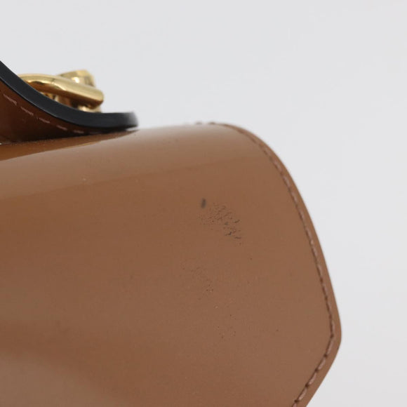 LOUIS VUITTON Vernis Monceau BB Hand Bag 2way Rose Velours M91580 LV Auth 91795