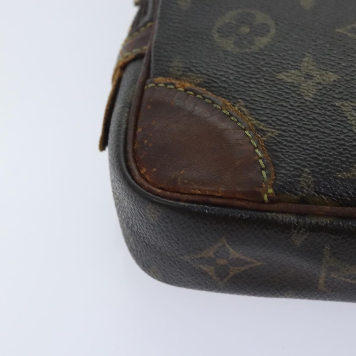 LOUIS VUITTON Monogram Marly Dragonne PM Clutch Bag M51827 LV Auth 91799