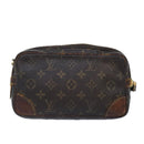 LOUIS VUITTON Monogram Marly Dragonne PM Clutch Bag M51827 LV Auth 91799-2
