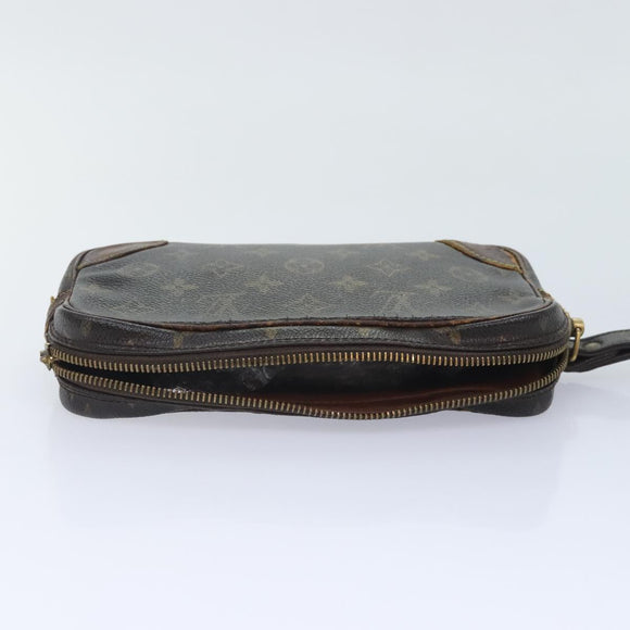 LOUIS VUITTON Monogram Marly Dragonne PM Clutch Bag M51827 LV Auth 91799