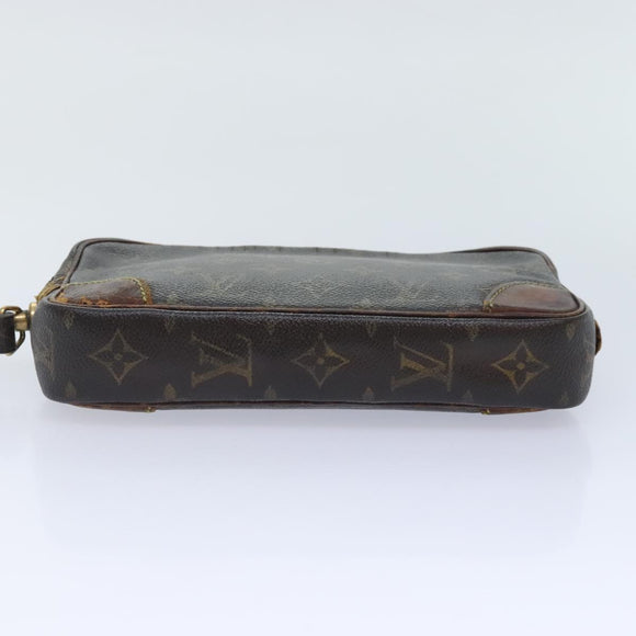 LOUIS VUITTON Monogram Marly Dragonne PM Clutch Bag M51827 LV Auth 91799