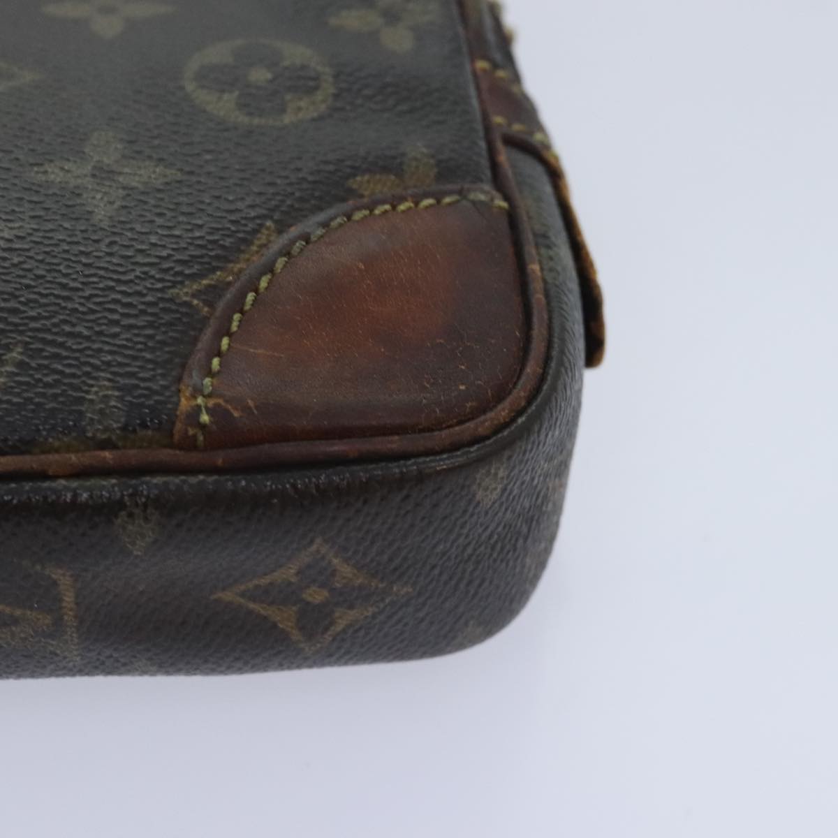 LOUIS VUITTON Monogram Marly Dragonne PM Clutch Bag M51827 LV Auth 91799