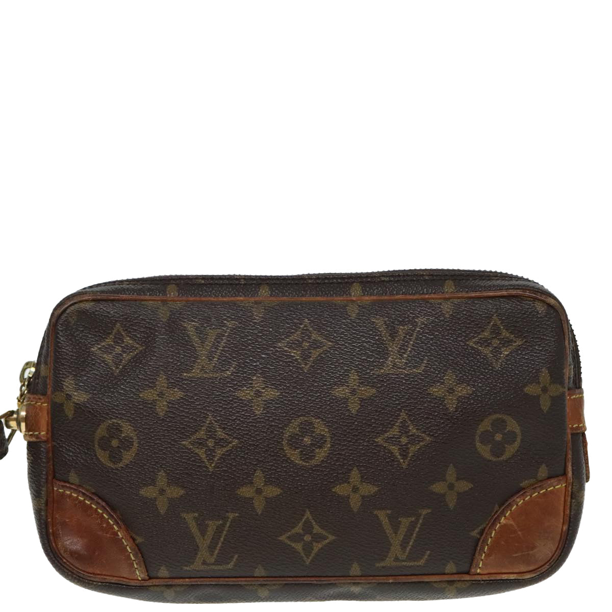 LOUIS VUITTON Monogram Marly Dragonne PM Clutch Bag M51827 LV Auth 91800