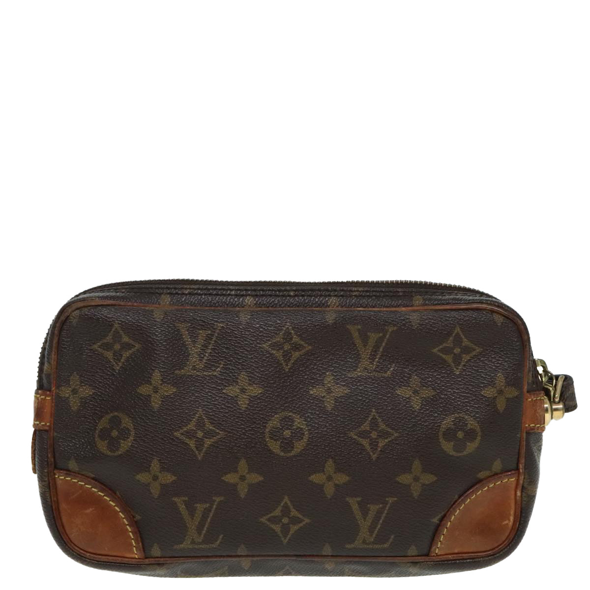 LOUIS VUITTON Monogram Marly Dragonne PM Clutch Bag M51827 LV Auth 91800 - 0