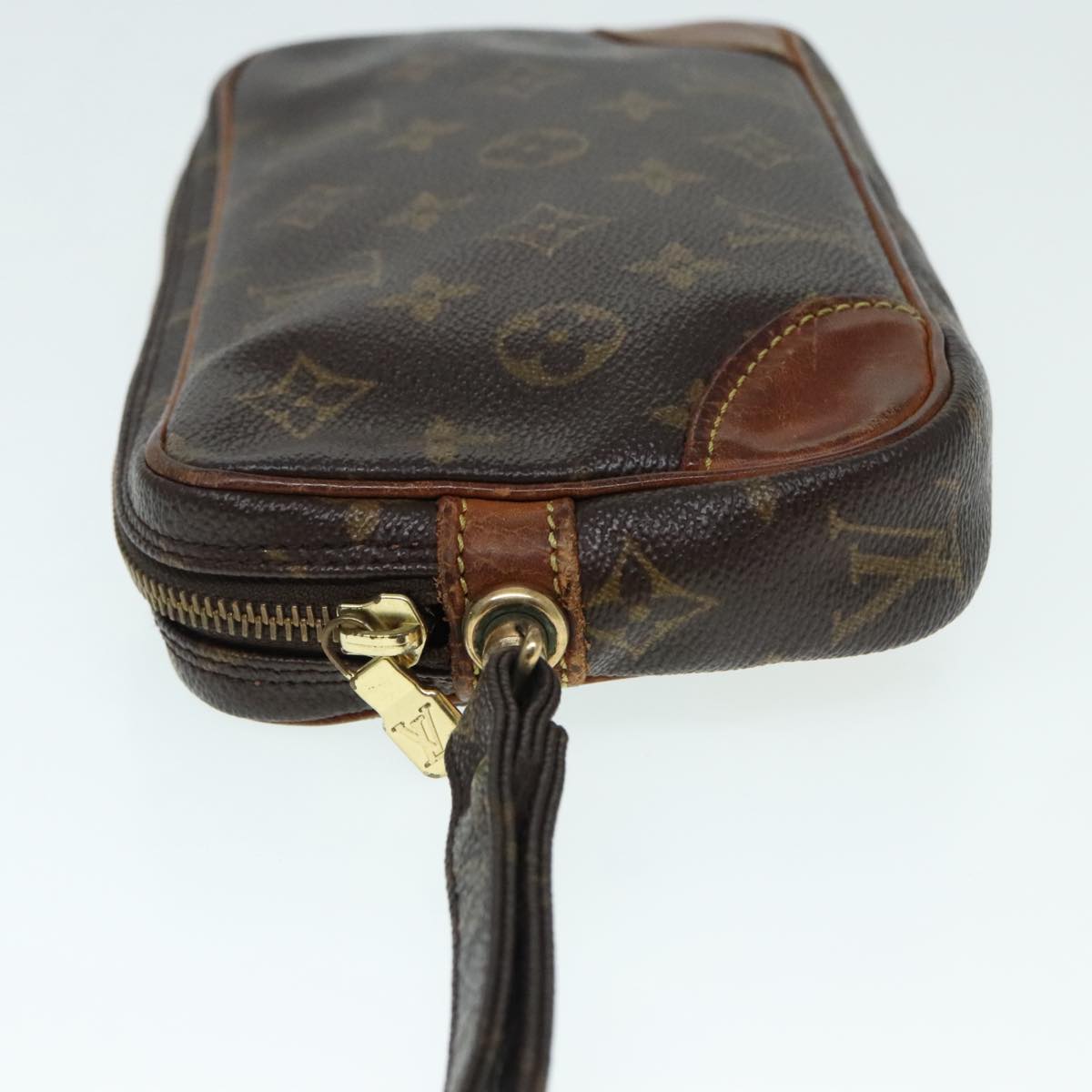 LOUIS VUITTON Monogram Marly Dragonne PM Clutch Bag M51827 LV Auth 91800