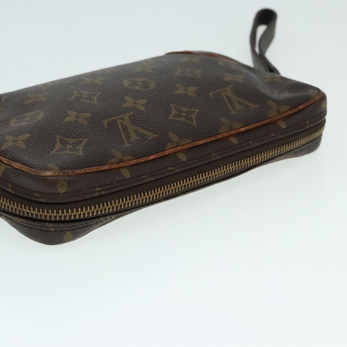 LOUIS VUITTON Monogram Marly Dragonne PM Clutch Bag M51827 LV Auth 91800