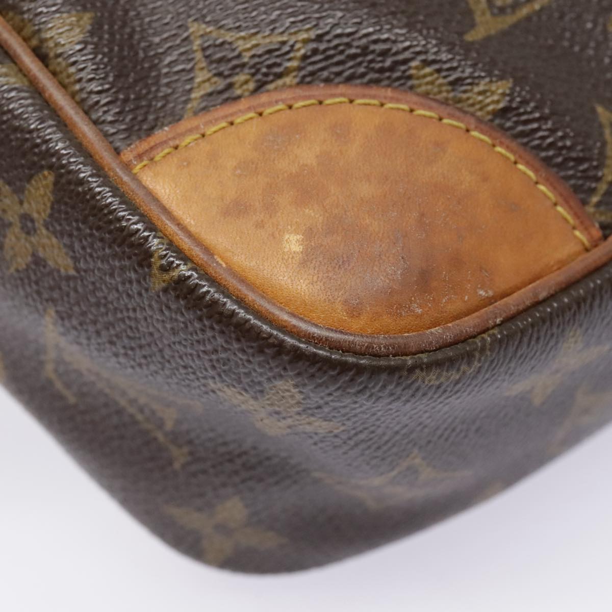 LOUIS VUITTON Monogram Compiegne 28 Clutch Bag M51845 LV Auth 91804