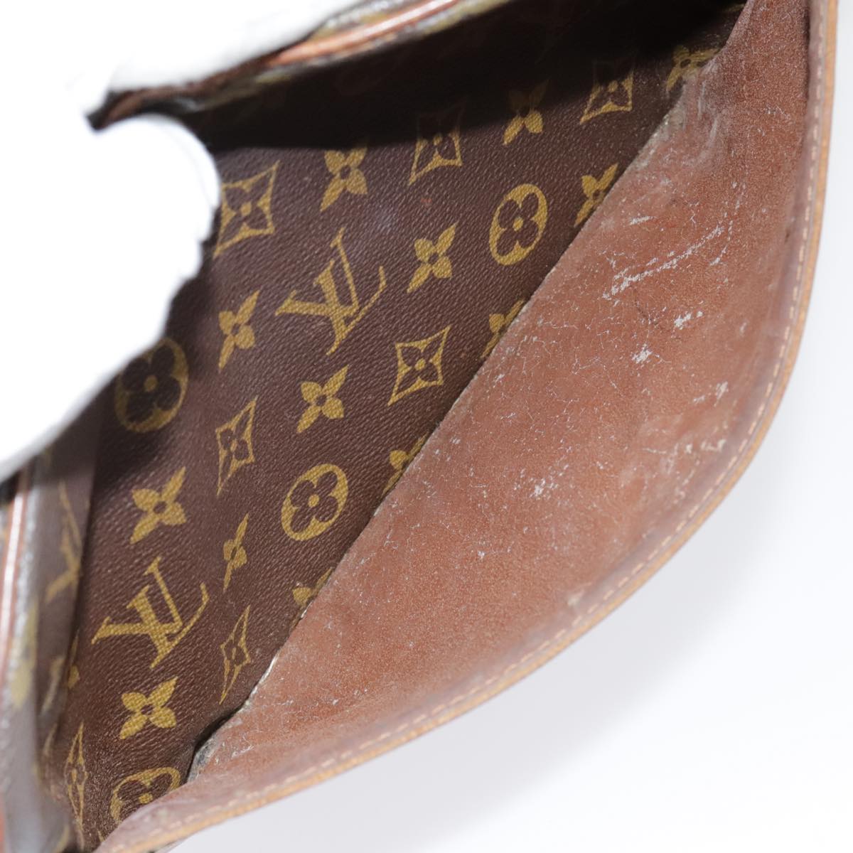 LOUIS VUITTON Monogram Compiegne 28 Clutch Bag M51845 LV Auth 91804