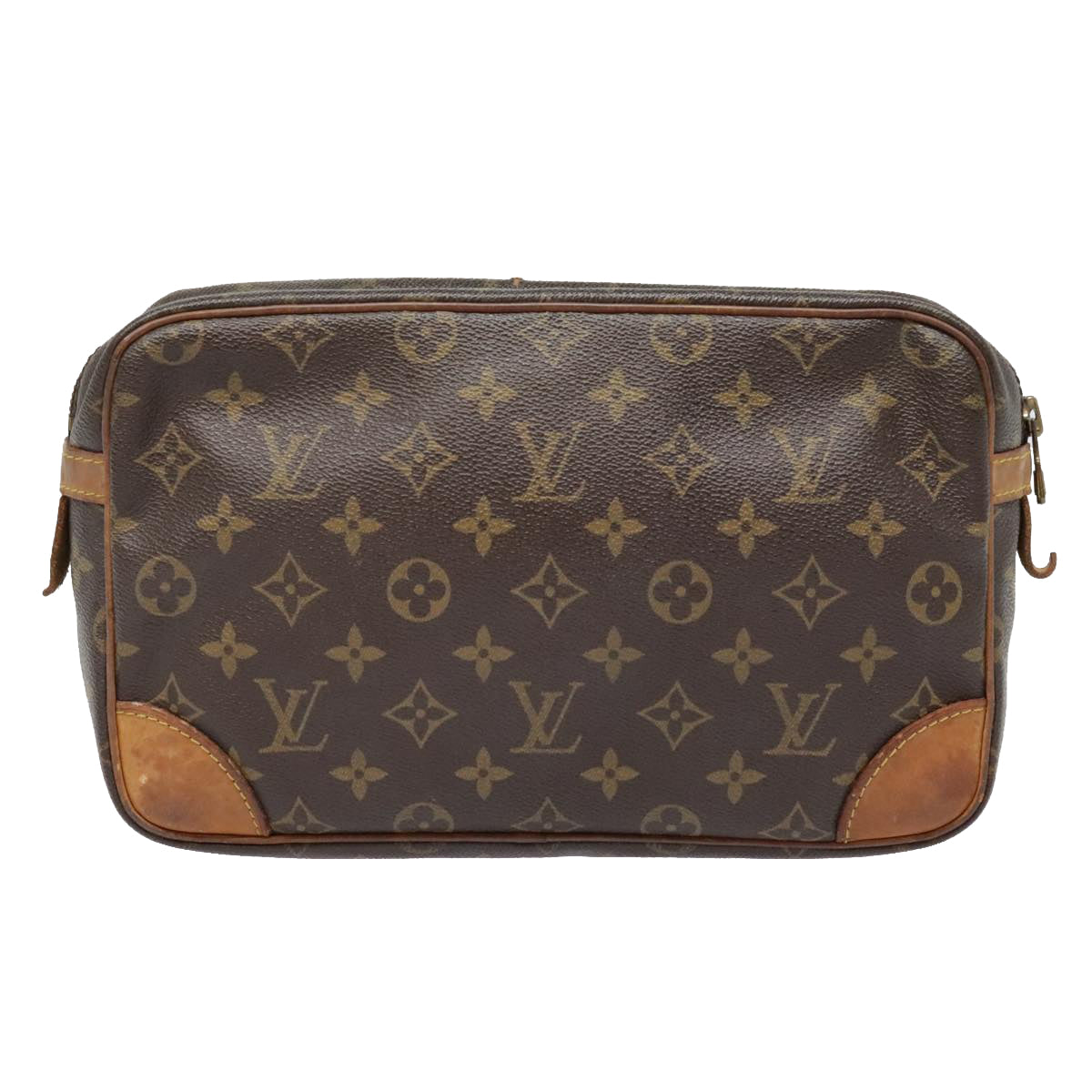 LOUIS VUITTON Monogram Compiegne 28 Clutch Bag M51845 LV Auth 91804 - 0