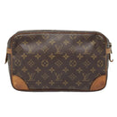 LOUIS VUITTON Monogram Compiegne 28 Clutch Bag M51845 LV Auth 91804-2
