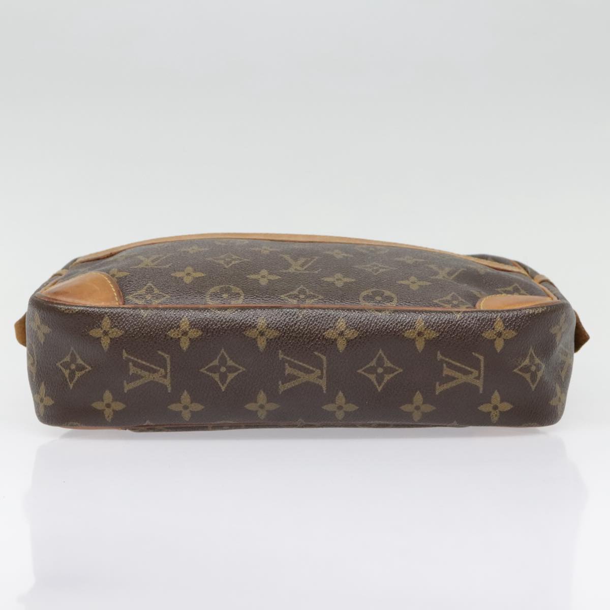 LOUIS VUITTON Monogram Compiegne 28 Clutch Bag M51845 LV Auth 91804