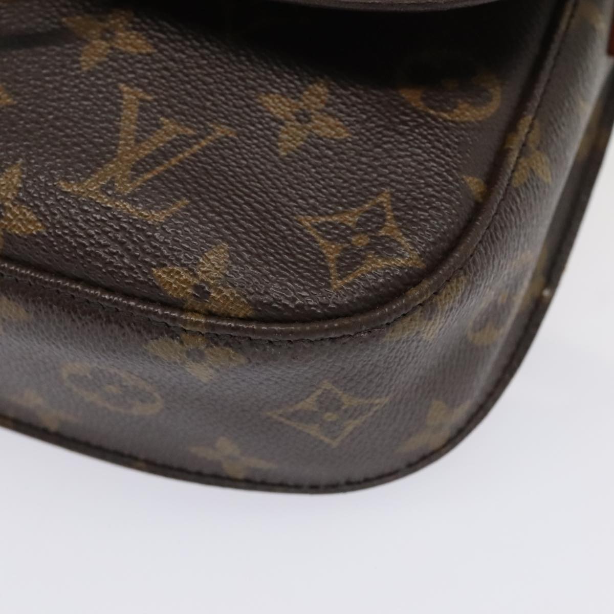 LOUIS VUITTON Monogram Saint Cloud PM Shoulder Bag M51244 LV Auth 91805