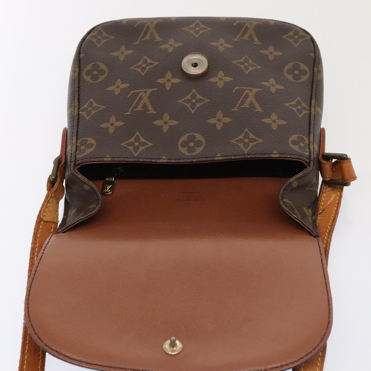 LOUIS VUITTON Monogram Saint Cloud PM Shoulder Bag M51244 LV Auth 91805