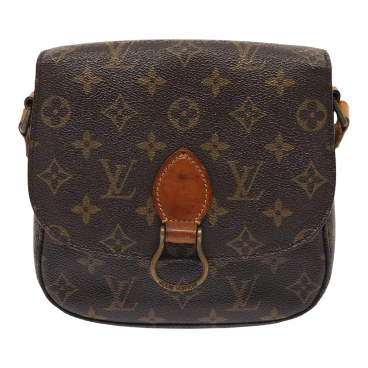 LOUIS VUITTON Monogram Saint Cloud PM Shoulder Bag M51244 LV Auth 91805