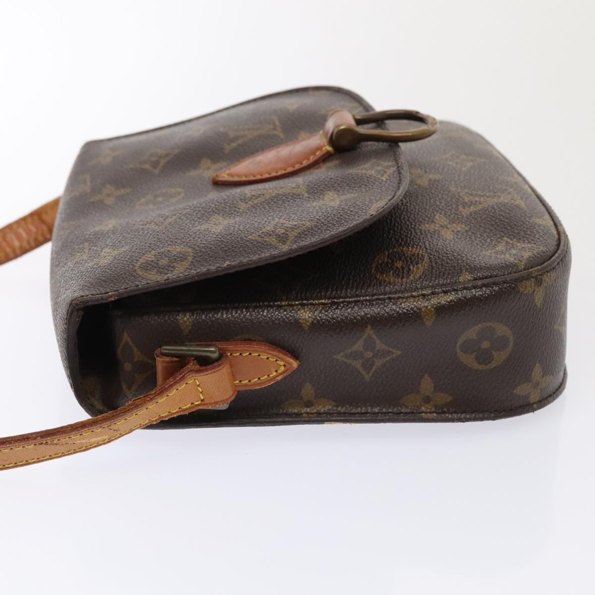 LOUIS VUITTON Monogram Saint Cloud PM Shoulder Bag M51244 LV Auth 91805