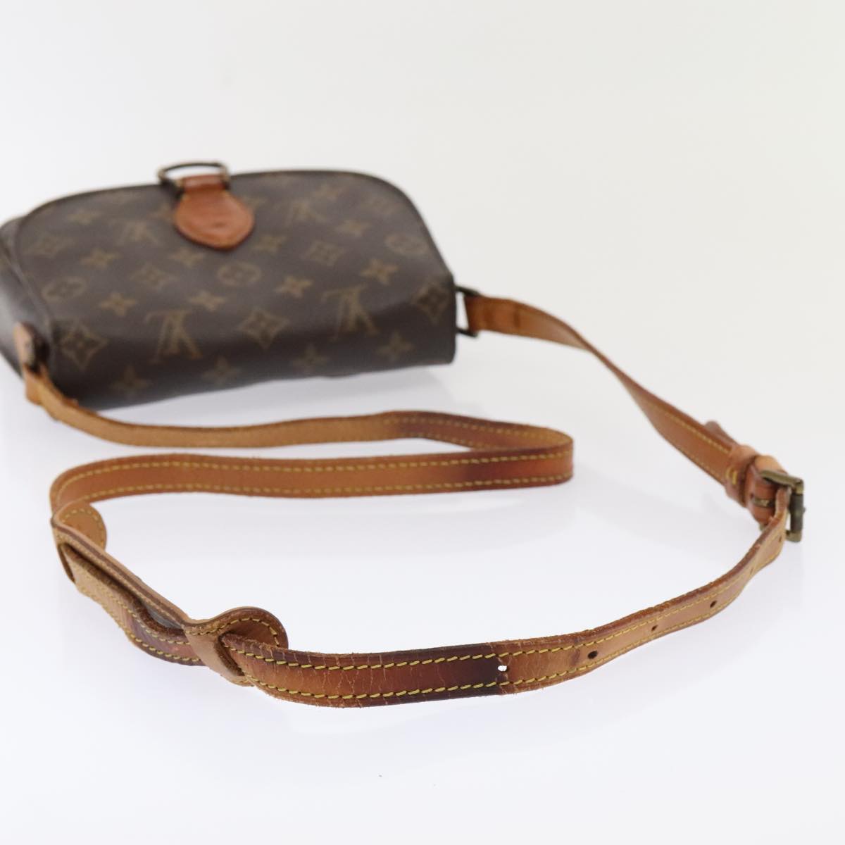 LOUIS VUITTON Monogram Saint Cloud PM Shoulder Bag M51244 LV Auth 91805