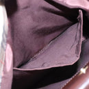 Burberrys Nova Check Shoulder Bag Canvas Leather Beige Brown gold Auth 91832-21