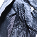 PRADA Shoulder Bag Nylon Leather Black Silver Auth 91835-21