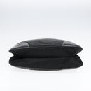 PRADA Shoulder Bag Nylon Leather Black Silver Auth 91835-5