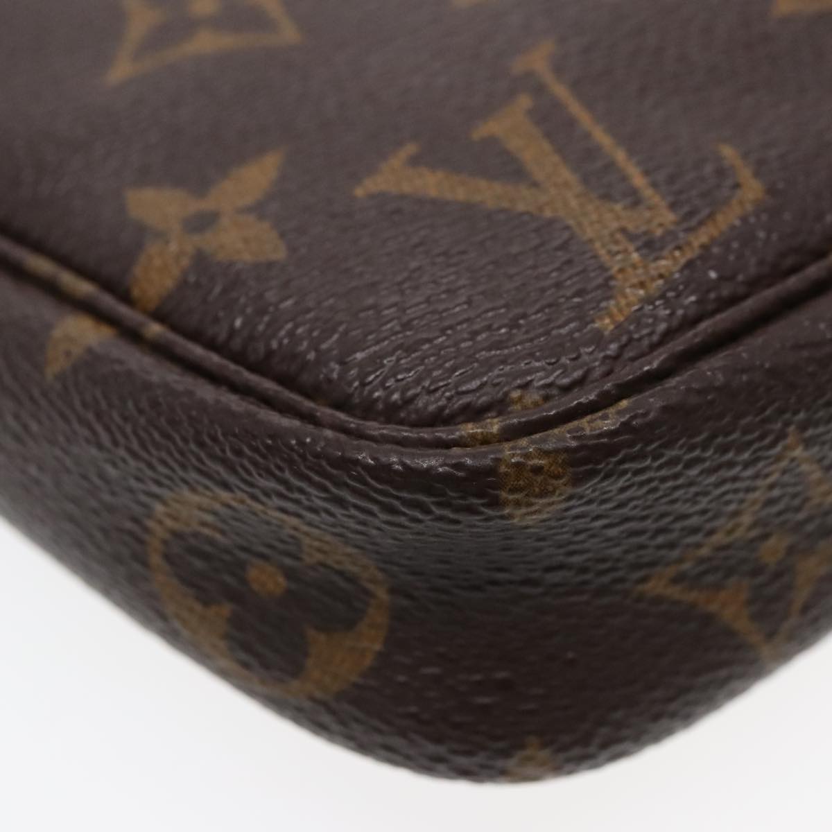 LOUIS VUITTON Monogram Pochette Accessoires Pouch M51980 LV Auth 91860