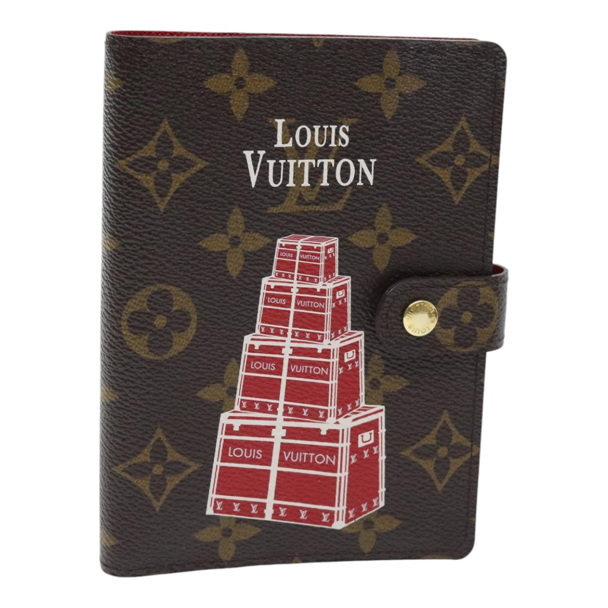 LOUIS VUITTON Monogram Maruenpire Agenda PM Day Planner Cover R20966 Auth 91908