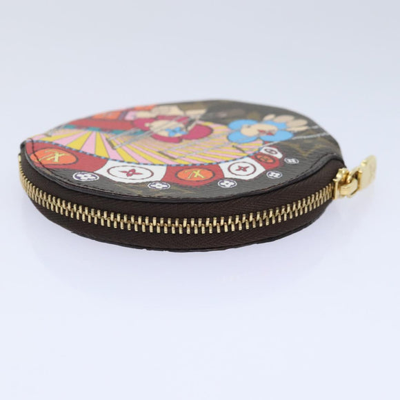 LOUIS VUITTON Monogram Vivienne Porte Monnaie Round Purse M69757 LV Auth 91910SAM