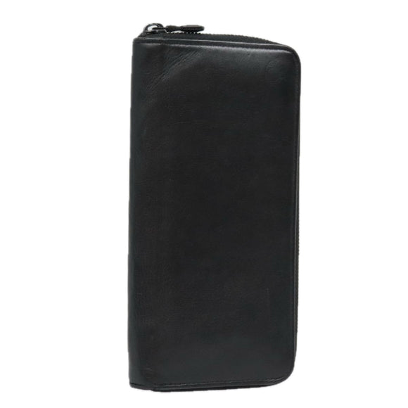LOUIS VUITTON Monogram Shadow Zippy Portemonnee Verticaal Zwart M62902 LV Auth 91911