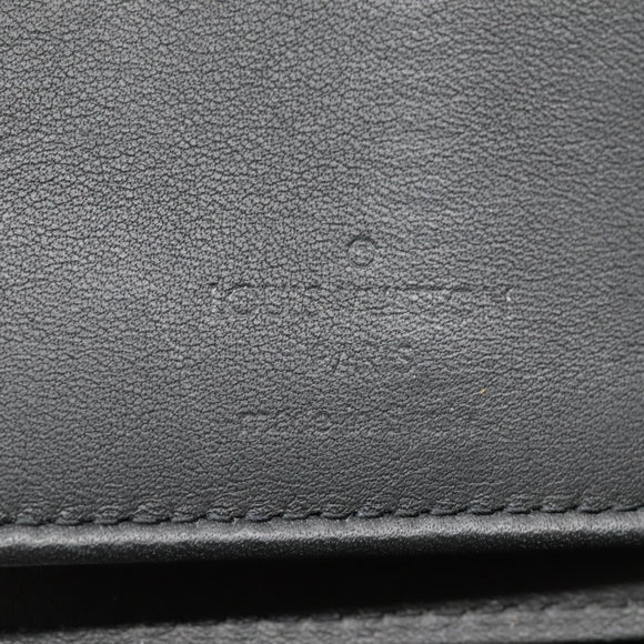 LOUIS VUITTON Monogram Shadow Zippy Wallet Vertical Black M62902 LV Auth 91911