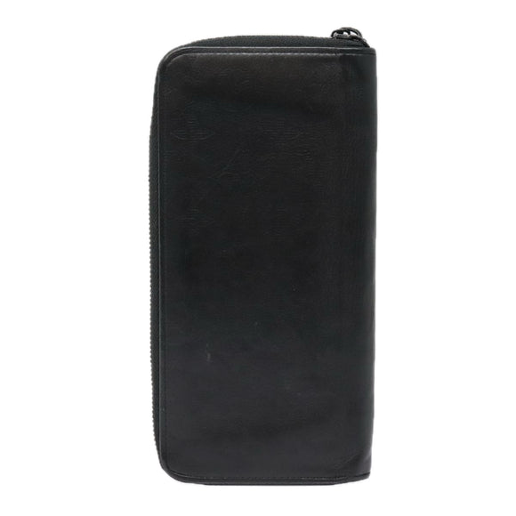 LOUIS VUITTON Monogram Shadow Zippy Portemonnee Verticaal Zwart M62902 LV Auth 91911