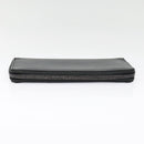 LOUIS VUITTON Monogram Shadow Zippy Wallet Vertical Black M62902 LV Auth 91911-4