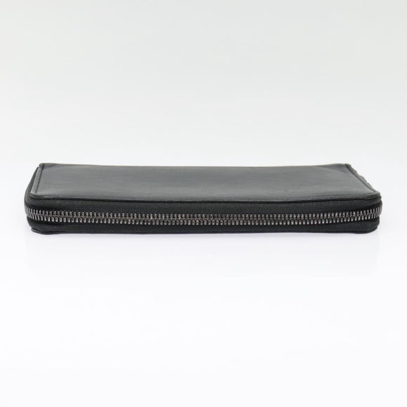 LOUIS VUITTON Monogram Shadow Zippy Portemonnee Verticaal Zwart M62902 LV Auth 91911