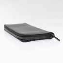LOUIS VUITTON Monogram Shadow Zippy Wallet Vertical Black M62902 LV Auth 91911-6
