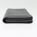 LOUIS VUITTON Monogram Shadow Zippy Wallet Vertical Black M62902 LV Auth 91911-7