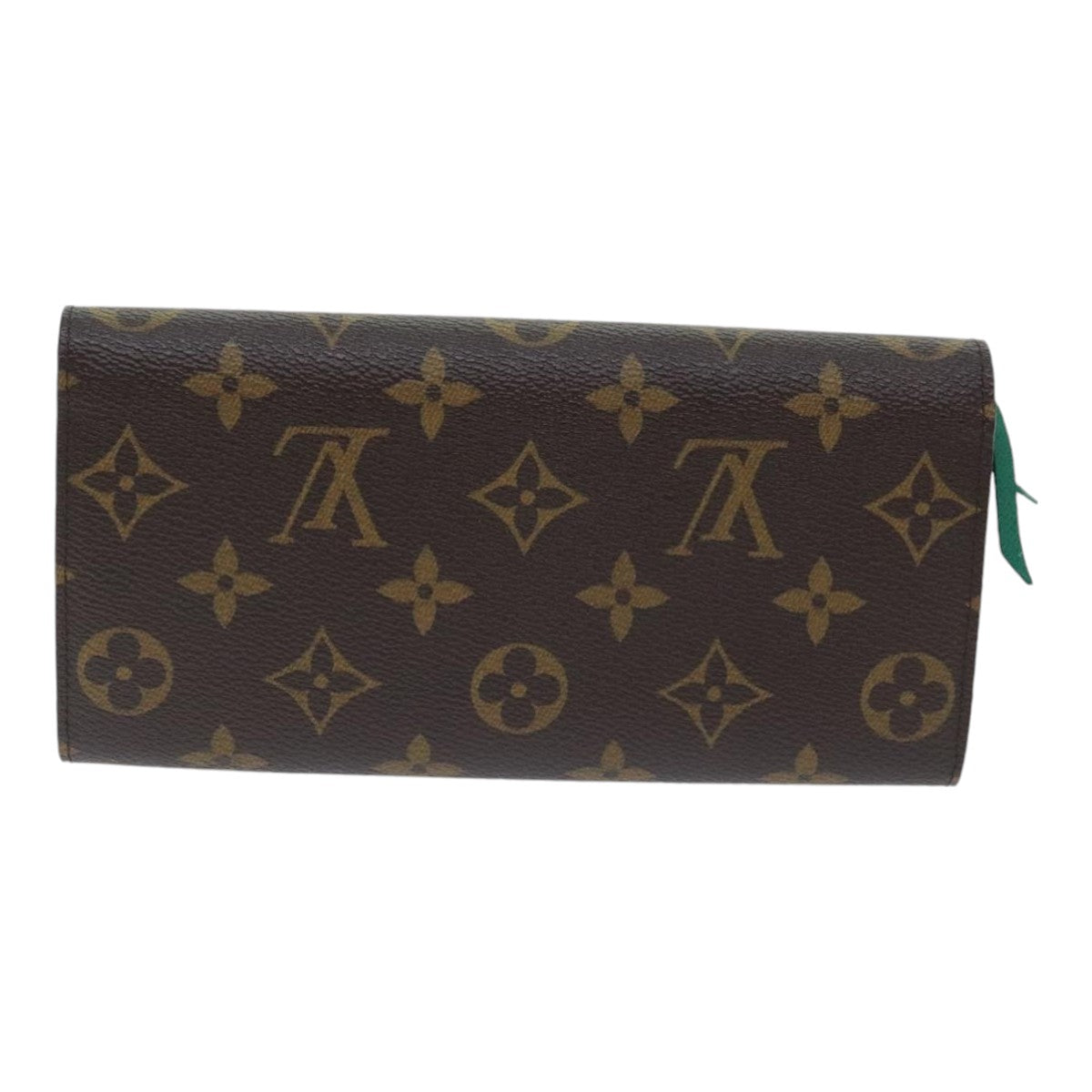 LOUIS VUITTON Monogram Portefeuille Emilie Long Wallet Green M60137 Auth 91912 - 0