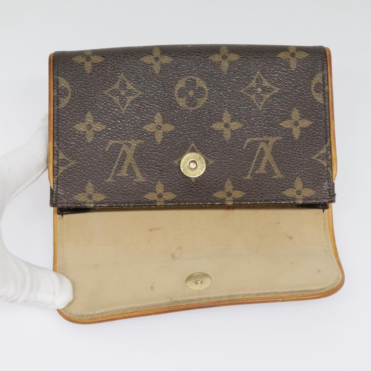 LOUIS VUITTON Monogram Pochette Florentine Waist bag M51855 LV Auth 91918