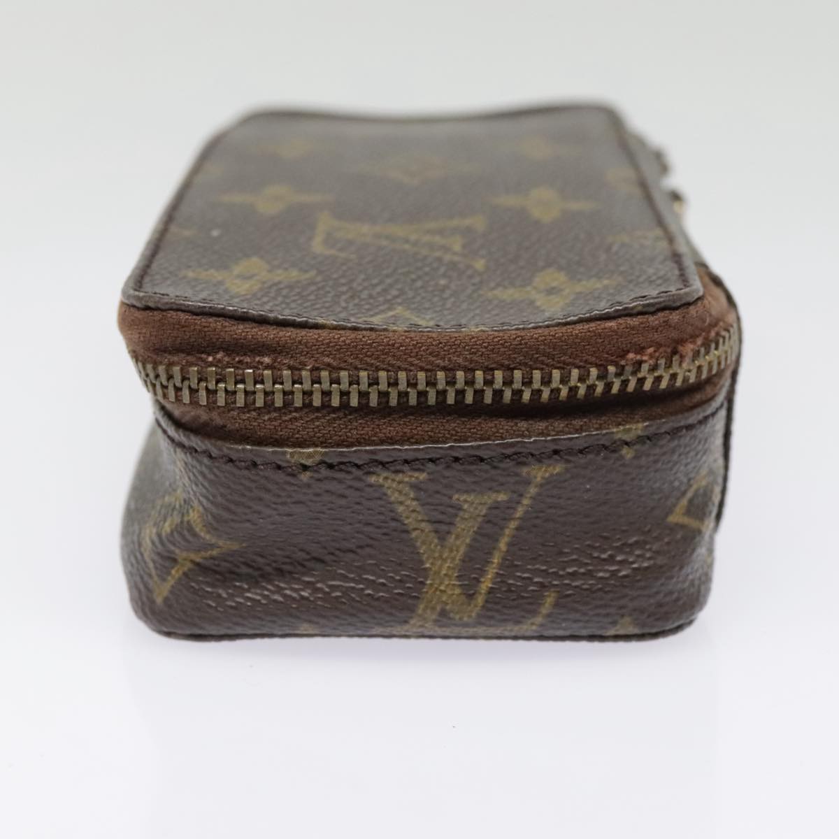 LOUIS VUITTON Monogram Poche Monte Carlo Jewelry Box M47352 LV Auth 91920