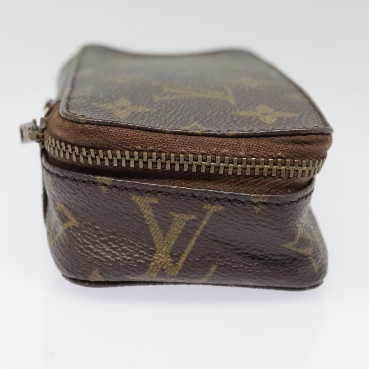 LOUIS VUITTON Monogram Poche Monte Carlo Jewelry Box M47352 LV Auth 91920