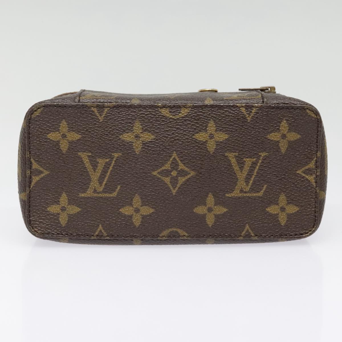 LOUIS VUITTON Monogram Poche Monte Carlo Jewelry Box M47352 LV Auth 91920