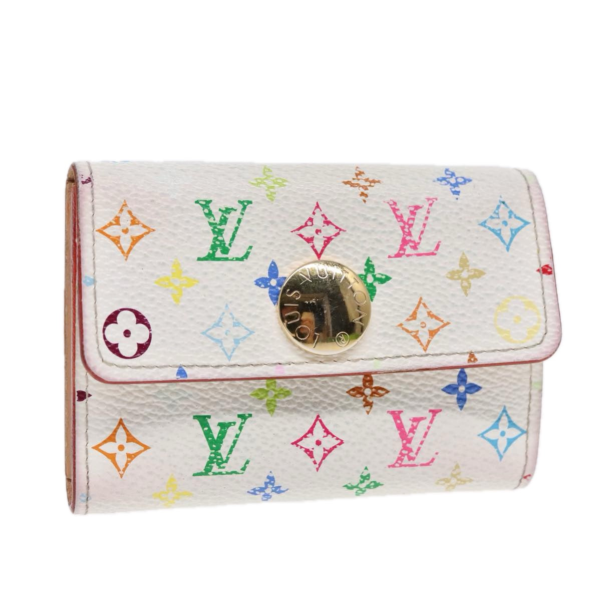 LOUIS VUITTON Monogram Multicolor Porte Monnaie Cozy Coin Case M60006 Auth 91926