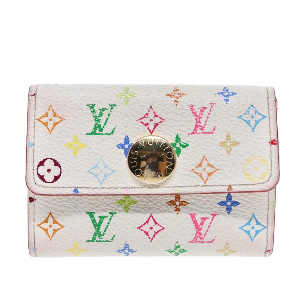 LOUIS VUITTON Monogram Multicolor Porte Monnaie Cozy Coin Case M60006 Auth 91926