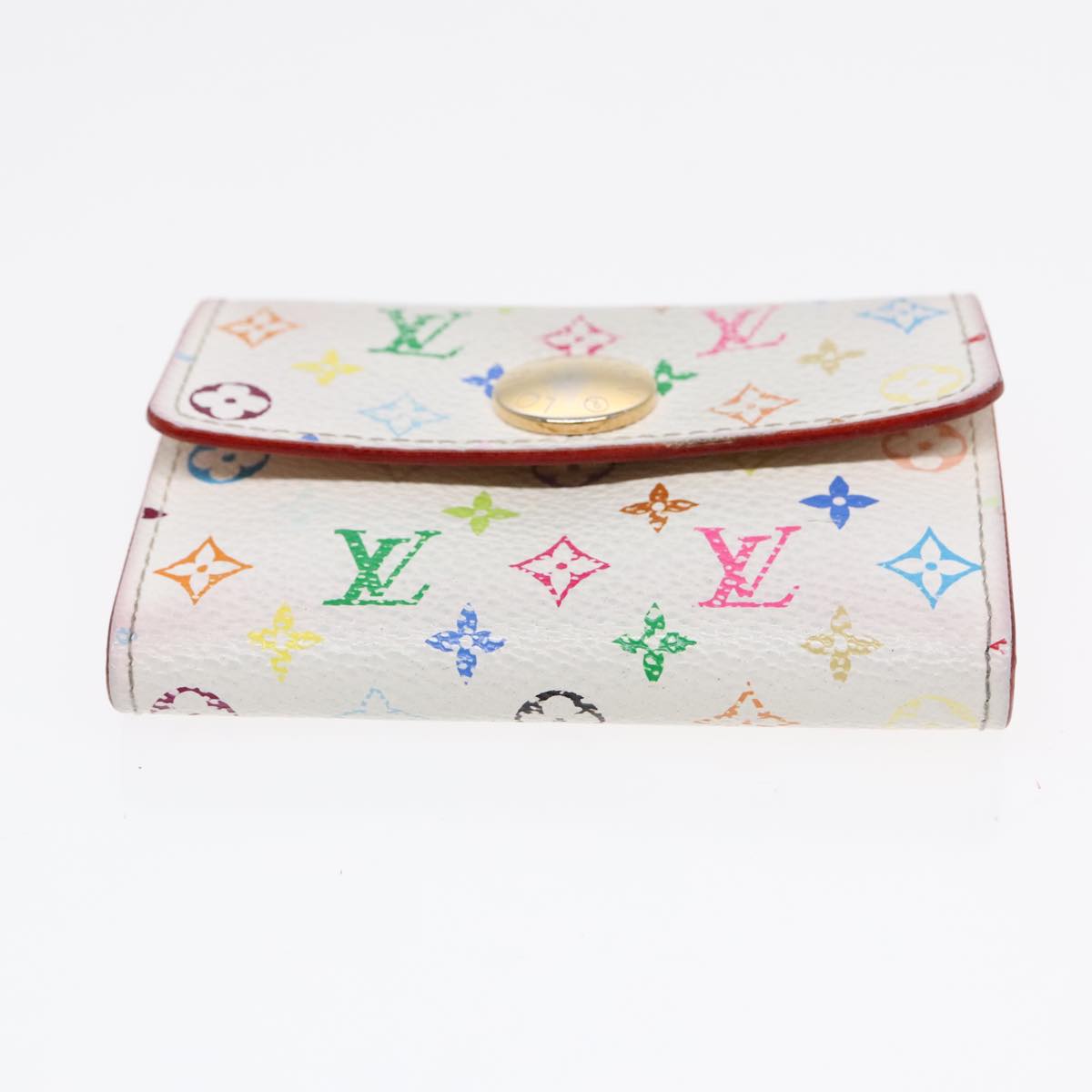 LOUIS VUITTON Monogram Multicolor Porte Monnaie Cozy Coin Case M60006 Auth 91926